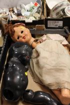 TWO VINTAGE ANTIQUE DOLLS A/F