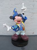 A LARGE MICKEY MOUSE SORCERER'S APPRENTICE STATUE MADE FOR THE 20th ANNIVERSARY OF DISNEYLAND