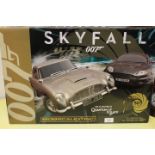 A BOXED MICRO SCALEXTRIC SKYFALL 007 QUANTUM OF SOLACE CONTENTS UNCHECKED