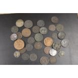 A QUANTITY OF EARLY COPPER COINS