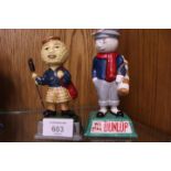 ***TWO SMALL GOLFER FIGURES**