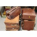 A COLLECTION OF VINTAGE LUGGAGE