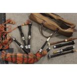 A CASED SET OF BAGPIPES