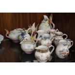 A COLLECTION OF FRANZ PORCELAIN TOGETHER WITH A SELECTION OF ROYAL WORCESTER JUGS MANY WITH BOXES