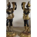 A PAIR OF REPRODUCTION MOORISH FIGURES