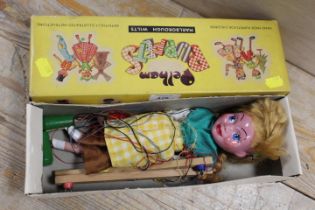 A BOXED PELHAM PUPPET