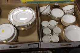 TWO TRAYS OF ROYAL DOULTON MUSICALE WARE