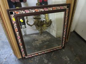 A MASONS MANDALAY FRAMED MIRROR TOGETHER WITH THREE MODERN MIRRORS (4)