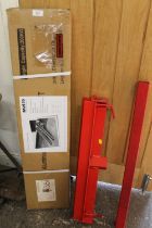 A SHEET METAL FOLDING TOOL AND A BOXED SET OF TELESCOPIC DISABILITY RAMPS