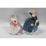 TWO ROYAL DOULTON FIGURINES - TINA & MARY (2)