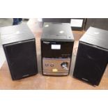 A SMALL PANASONIC SA2PM500DB STEREO SYSTEM