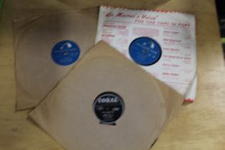 A CASE OF ASSORTED 78| ROCK AND ROLL RECORDS TO INCLUDE ELVIS, BUDDY HOLLY, GENE VINCENT ETC