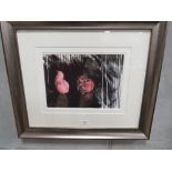 A FRAMED AND GLAZED ROLF HARRIS PRINT ' ALL YOU NEED IS LOVE'