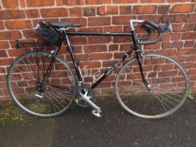 A BLACK PEUGEOT 525 COMP 14 SPEED RACING BIKE