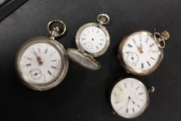 FOUR ASSORTED FOB WATCHES A/F