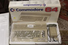 A QUANTITY OF SUNDRIES TO INCLUDE A BOX COMMODORE 64 (UNCHECKED)