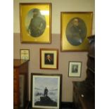 A SELECTION OF AMERICAN PRESIDENTIAL PORTRAIT PRINTS (6)
