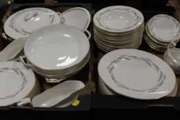 TWO TRAYS OF ROYAL WORCESTER HARVEST RING DINNER WARE