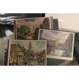 TWO ALBUMS OF POSTCARDS TO INCLUDE WWI AND LOCAL TYPES