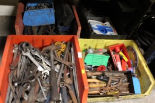 FOUR BOXES OF ASSORTED TOOLS