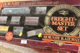 A BOXED HORNBY FREIGHT MASTER 00 GAUGE MODEL RAILWAY SET (UNCHECKED)