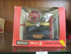 A BOXED MAMOD MINOR 2 STEAM ENGINE