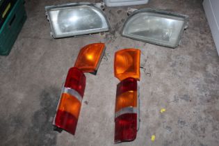 A SELECTION OF CAR LIGHTS