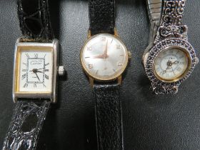 THREE LADIES WRISTWATCHES