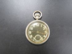 AN ANTIQUE MILITARY POCKET WATCH
