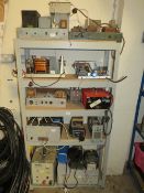 A LARGE SELECTION OF VINTAGE POWER SUPPLIES AND A UPS UNIT