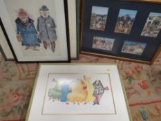 A QUANTITY OF ASSORTED PRINTS TO INCLUDE SAMANTHA BARNES 'PARTY ANIMALS' (7)