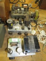 A SELECTION OF VINTAGE BARE BONES VALVE AMPLIFIERS AND POWER SUPPLIES A/F