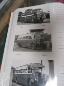 AN ALBUM OF OVER 200 VINTAGE PHOTOGRAPHS OF BUSES, TROLLEY BUSES, STEAM LOCOMOTIVES ETC