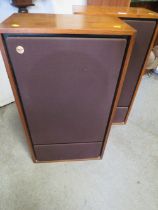 A LARGE PAIR OF VINTAGE TANNOY FLOOR SPEAKERS (UNTESTED)