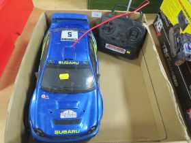 A BYCMO TWO CHANNEL RADIO CONTROLLED SUBARU CAR (UNTESTED)