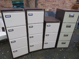 A SELECTION OF FILING CABINETS