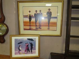 TWO DECORATIVE HACK VETTRIANO PRINTS