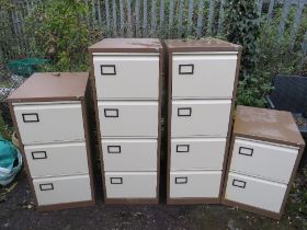A SELECTION OF FILING CABINETS