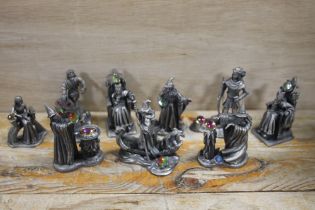 NINE MYTH AND MAGIC FIGURINES