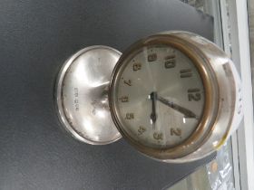 SILVER HALLMARKED CLOCK - S/D