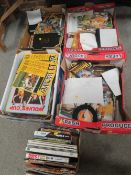 A GOOD QUANTITY OF WOLVERHAMPTON WANDERERS FOOTBALL PROGRAMMES AND MEMORABILIA , LP RECORDS , WOLVES