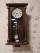 A HERMLE WESTMINSTER WALL CLOCK