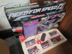 A MICRO SCALEXTRIC NEED FOR SPEED SET (UNCHECKED) TOGETHER WITH A STAR TREK MONOPOLY SET AND A NORTH