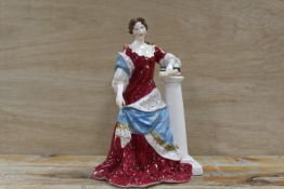 A ROYAL WORCESTER LIMITED EDITION FIGURINE 'QUEEN ANNE' NUMBER 355 OF 4500