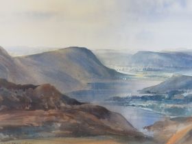 IVAN TAYLOR (1946). 'Vale of Buttermere', signed lower left, titled verso, framed and glazed, 37.5 x