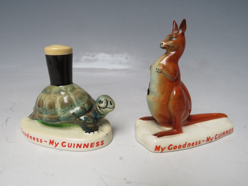 A SET OF FOUR CARLTONWARE 'MY GOODNESS - MY GUINNESS' CERAMIC FIGURES, tallest H 10 cm (4) - Image 6 of 7