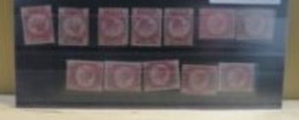 POSTAGE STAMPS - S.G. 1870 ½ d BANTAM, a mint set (less Pl 9), mint or UN/M (plates 1, 8, 14, 15,