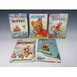 FIVE RUPERT ANNUALS, 1950, 1951, 1956, 1958, 1959Condition Report:All good condition, tight and