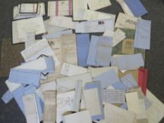 A SMALL COLLECTION OF MID 19TH CENTURY DOCUMENTS AND EPHEMERA, to include 'A Bill, Prosecution of