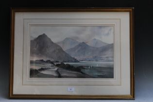 IVAN TAYLOR (1946). 'Crummock Water - Lake District', signed lower left, titled verso, framed and